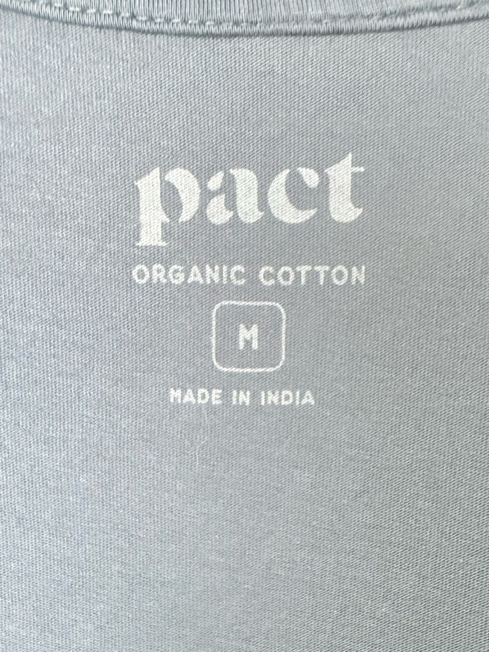 PACT Women's Blue SoftSpun Tank Organic Cotton Midi 
Dress Size M - Picture 5 of 7